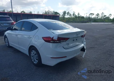 2018 Hyundai Elantra Se from USA, damaged, VIN 5NPD74LFXJH254100